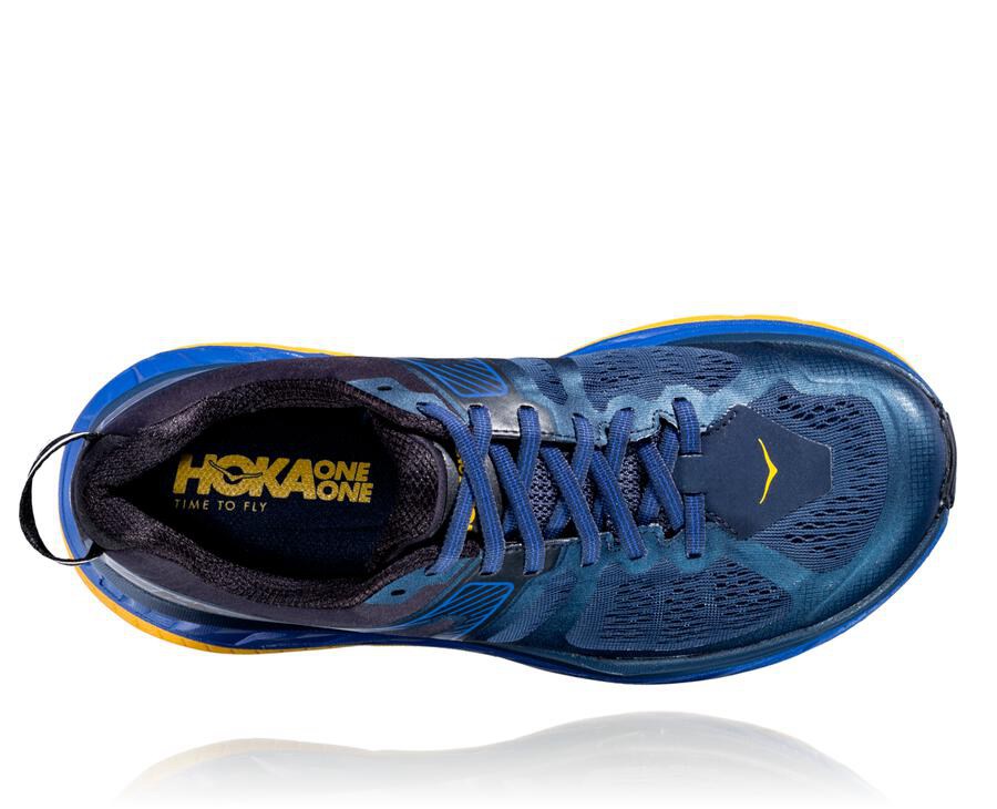 Hoka One One Trailove Tenisky Panske Námornícka Modrá - Stinson ATR 5 - 48627-QROE